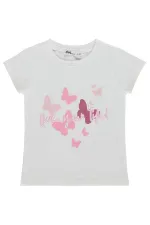 Girls' T-Shirt Km 2-5 Years Off-White - Package
