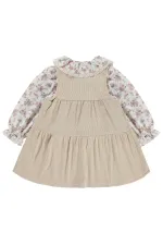 Combinaison et robe pour filles, 2-5 ans, beige - Emballage
