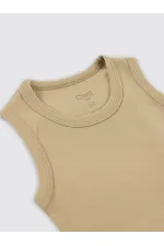 Bebek Çıtçıtlı Badi 0-24 Ay Sütlükahve - Paket