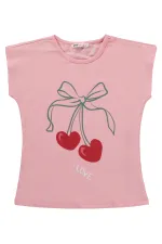 Ensemble pyjama fille, 10-13 ans, rose poudré - Lot