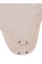 Bebek Çıtçıtlı Badi 0-24 Ay Pudra Pembesi - Paket