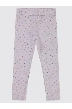 Leggings pour filles de 6 à 9 ans, lilas - Emballage