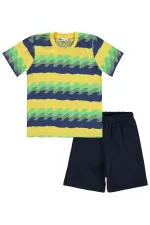 Erkek Çocuk Takım 2-5 Yaş Sarı - Paket