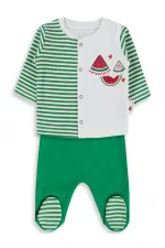 Baby Pajama Set 0-24 Months, Off-White - Package Baby Pajama Set 0-24 Months, Off-White - Package