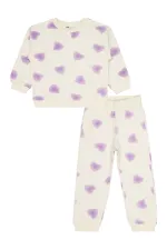 Girls Tracksuit Set 2-5 Years Old Ecru - Package