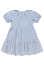 Kız Çocuk Jile ve Elbise 2-5 Yaş Açık İndigo - Paket