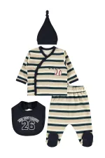 Bebek Zıbın Takımları 0-24 Ay Açık Vizon - Paket
