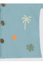 Erkek Çocuk Gömlek 2-5 Yaş Mavi - Paket