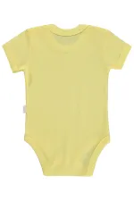 Bebek Çıtçıtlı Badi 0-24 Ay Açık Sarı - Paket