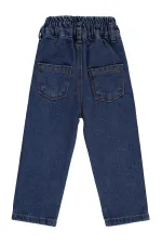 Pantalon bleu pour fille de 2 à 5 ans - Lot