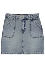 Kız Çocuk Etek 10-13 Yaş Mavi - Paket