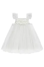 Ensemble combinaison et robe pour fille, 2-5 ans, écru - Emballage Ensemble combinaison et robe pour fille, 2-5 ans, écru - Emballage