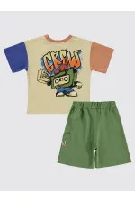 Boys Suit 2-5 Years Khaki - Package