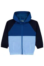 Erkek Çocuk Yağmurluk 6-9 Yaş Petrol - Paket