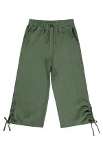 Pantalons kaki pour filles de 6 à 9 ans - Lot