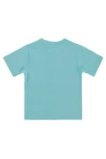 T-shirt garçon KM 2-5 ans Menthe foncée - Lot