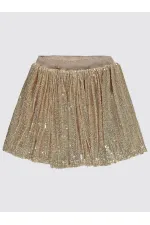 Jupe beige pour fille de 6 à 9 ans - Emballage