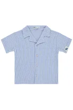 Erkek Çocuk Gömlek 2-5 Yaş Mavi - Paket