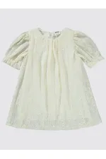 Bebek Jile ve Elbise 0-24 Ay Ekru - Paket