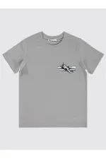 Boys T-Shirt 10-13 Years Gray - Pack