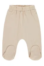 Combinaison bébé simple pour bébé de 0 à 24 mois, couleur beige - Lot