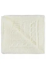 Ensemble couverture et lange pour bébé 0-24 mois, écru - Emballage