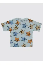 Erkek Çocuk Pijama Takımı 2-5 Yaş Buz Mavi - Paket