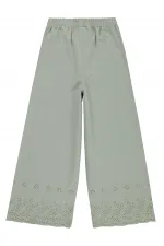 Kız Çocuk Pantolon 10-13 Yaş Çağla Yeşili - Paket