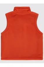 Erkek Çocuk Yelek 2-5 Yaş Koyu Oranj - Paket