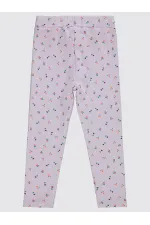 Leggings lilas pour filles de 2 à 5 ans - Emballage