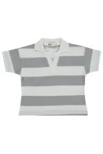 Kız Çocuk Tişört 2-5 Yaş Gri - Paket