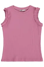 Lot de t-shirts pour filles de 6 à 9 ans, rose pâle. Lot de t-shirts pour filles de 6 à 9 ans, rose pâle.