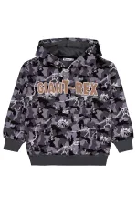 Erkek Çocuk Sweatshirt 10-13 Yaş Antrasit - Paket