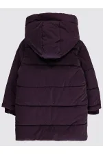 Kız Çocuk Mont 2-5 Yaş Mürdüm - Paket