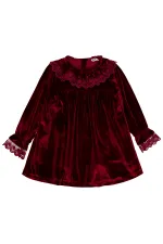 Girl's Vest and Dress 2-5 Years Old Burgundy - Package