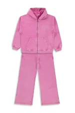 Ensemble de survêtement pour filles, 10-13 ans, rose poudré foncé - Lot