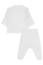 Bebek Pijama Takımı 0-24 Ay Ekru - Paket