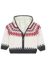 Kız Çocuk Hırka 6-9 Yaş Açık Bej - Paket