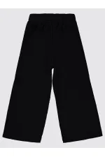 Girl's Trousers 6-9 Years Old Black - Pack