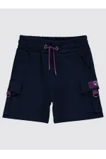 Boys Shorts 6-9 Years Old Navy Blue - Package