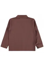 Boys' Shirt Set 6-9 Years Light Brown - Package