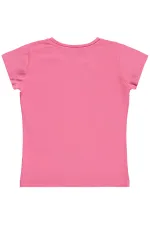 Kız Çocuk Tişört Km 6-9 Yaş Koyu Pembe - Paket
