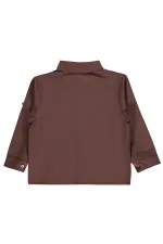 Ensemble chemise garçon 2-5 ans marron clair - Emballage