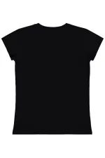 Girls' T-Shirt Km 10-13 Years Black - Package
