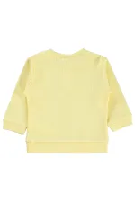 Sweat-shirt bébé jaune 0-24 mois - Lot