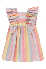 Kız Çocuk Jile ve Elbise 6-9 Yaş Sarı - Paket