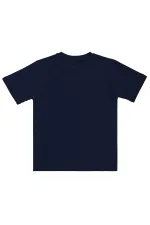 T-shirt garçon Km 6-9 ans bleu marine - Lot