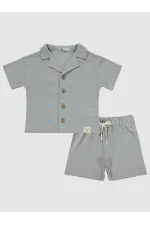 Boys Suit 2-5 Years Old Light Gray - Package