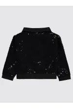 Kız Çocuk Ceket 2-5 Yaş Siyah - Paket