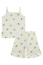 Ensemble pyjama fille, 2-5 ans, blanc cassé - Emballage